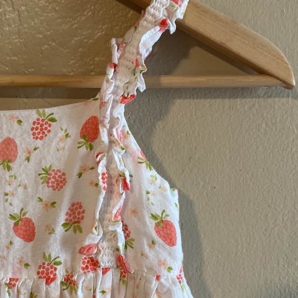 Joie Strawberries & Raspberries Fruit Dress Size 5 - Picture 2 of 8